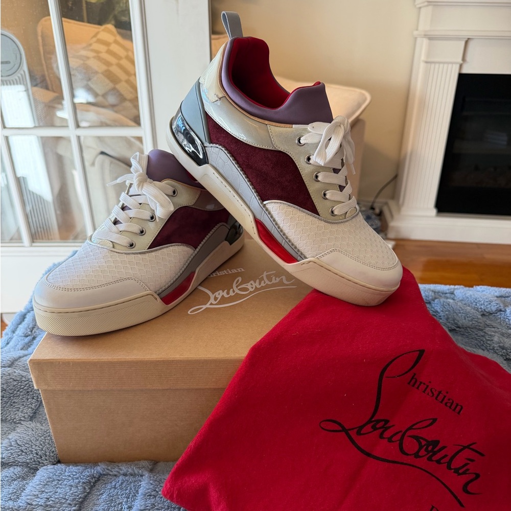 CHRISTIAN LOUBOUTIN AURELIEN MULTICOLOR FLAT SNEAKERS